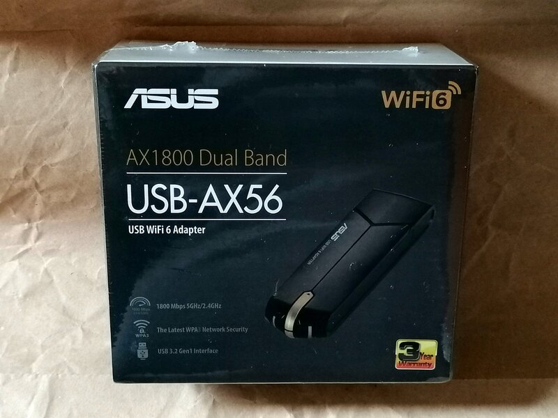 Adaptor Wireless Asus USB-AX56, AX1800, Wi-Fi 6, nou, sigilat, garantie